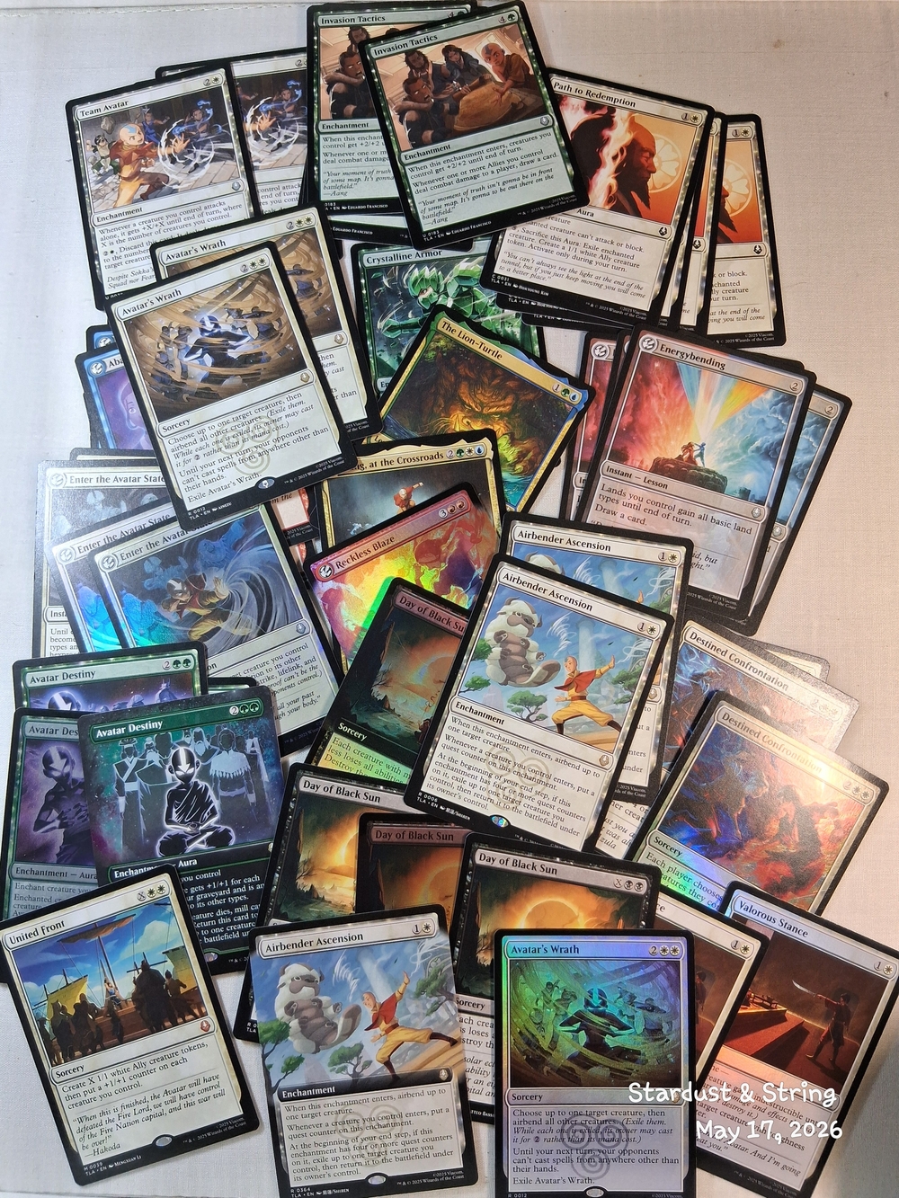 Avatar The Last Airbender MTG Book 3 The Avatar State Card Lot 48 Count